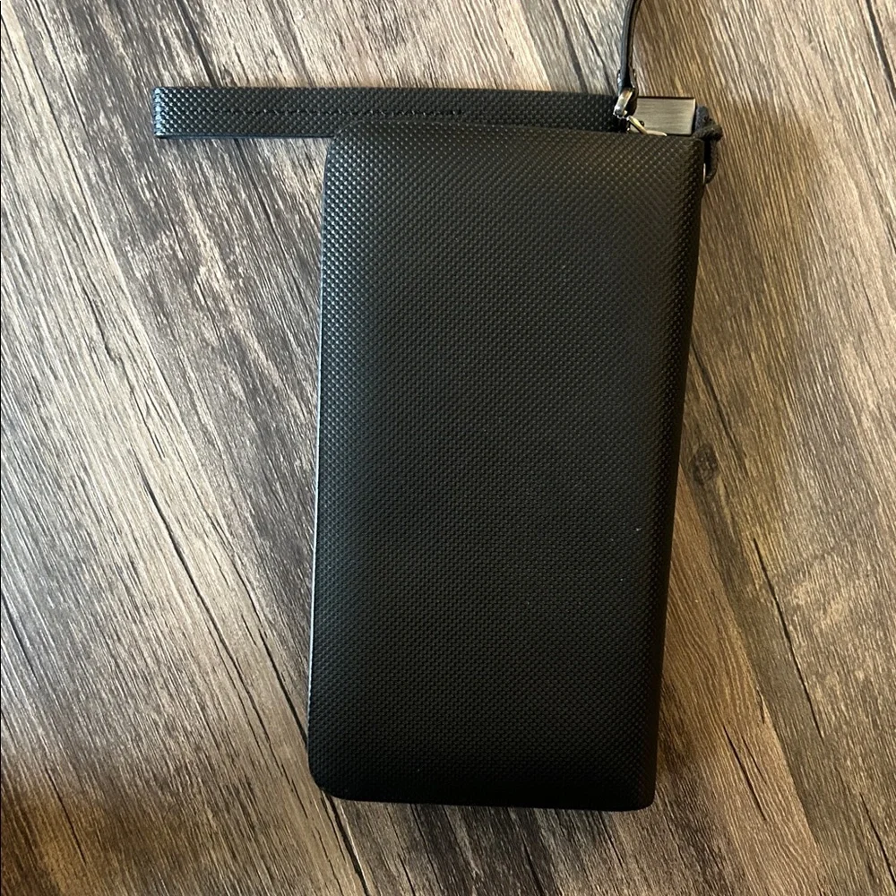Black ENERGY Wallet with Wrist Strap